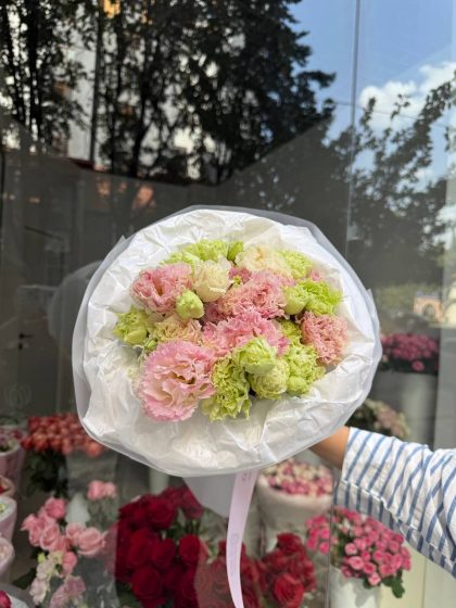 Букети из Эустомы