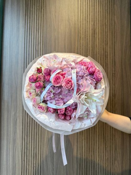 Букет Сказка в розовых тонах